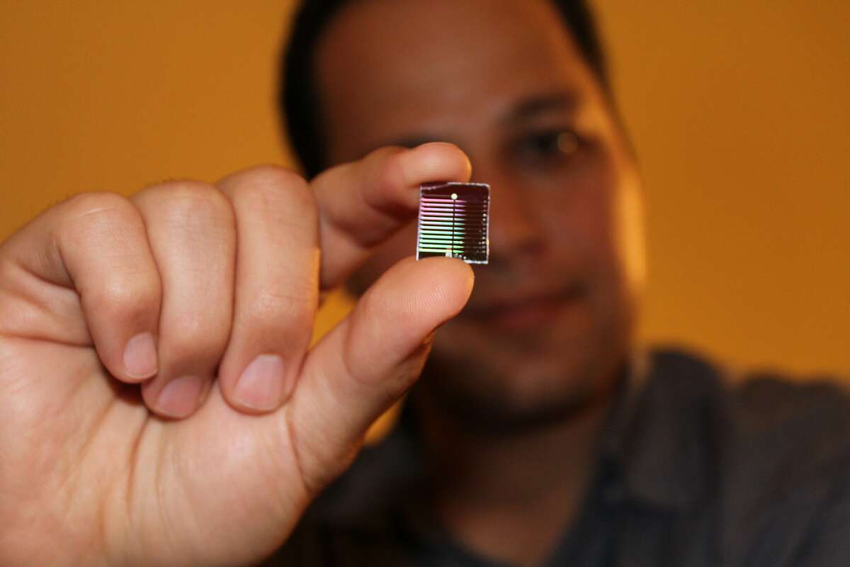 This device, which tests electrical current in blood samples, could be used to diagnose chronic fatigue syndrome.