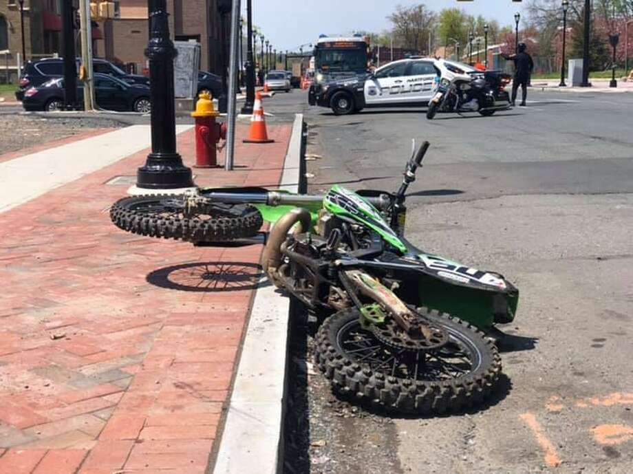 Police catch dirt bike rider after pedestrian struck ...