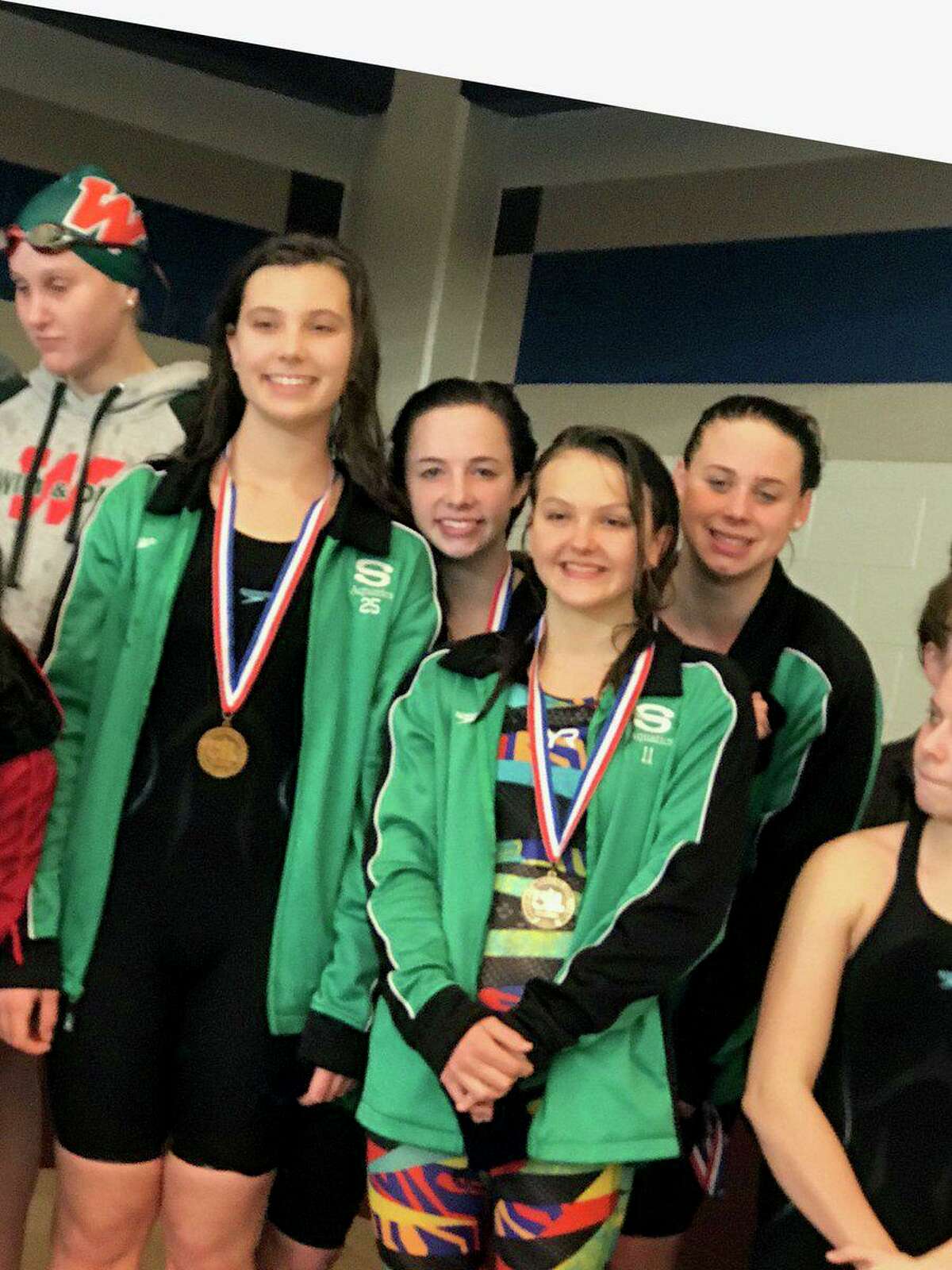 The Stratford girls 200-yard medley relay of Emma Venghaus, Kara Moss, Emma Stephenson and Kaitlyn White broke the school record and reached the state final in 2019. Venghaus returns to state in the backstroke.