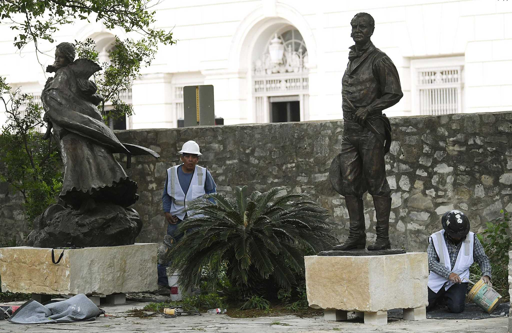 Alamo statues part of new sculpture trail in downtown San Antonio