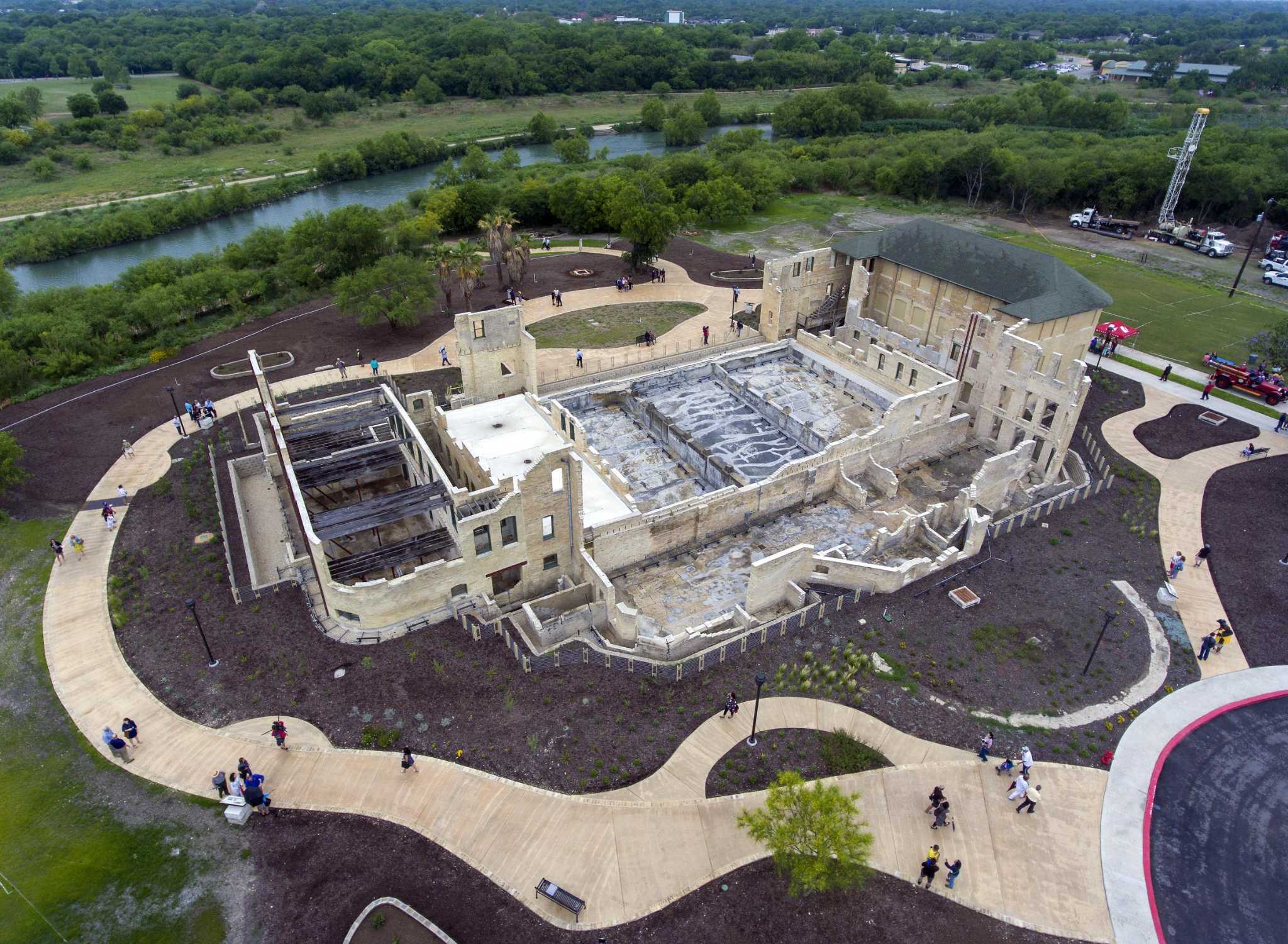 San Antonio’s historic Hot Wells opening kicks off private fund-raising drive