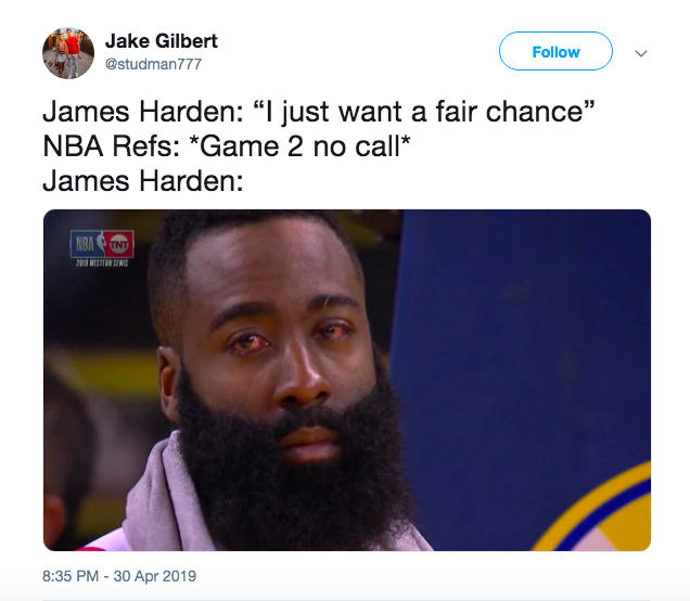 James Harden eye injury sparks hilarious memes - Here are the best of them, Other, Sport