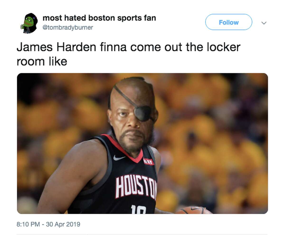 James Harden's extremely bloodshot eyes terrify the spawn memes