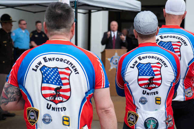 Law Enforcement United bike ride pedals through Edwardsville