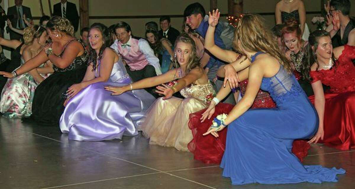 Deckerville students celebrated prom Saturday night at the Mi-Dahs Well Banquet Hall and spend the evening on the dance floor. For more photos of the eventful night, see Page 8A. (Mike Gallagher/Huron Daily Tribune)