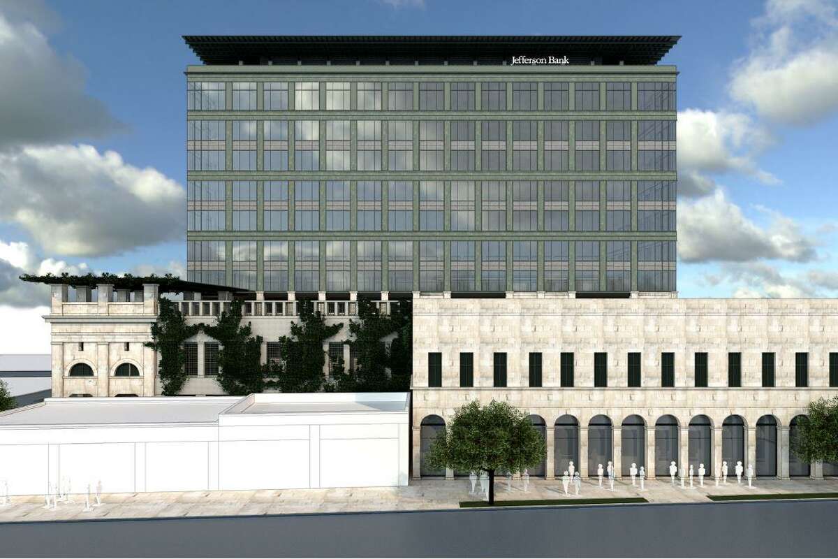 Jefferson Bank plans to build a 12-story tower on Broadway for its new headquarters.