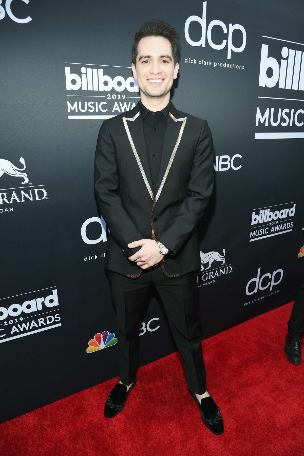 LAS VEGAS, NV - MAY 01: Brendon Urie of Panic! at the Disco attends the 2019 Billboard Music Awards at MGM Grand Garden Arena on May 1, 2019 in Las Vegas, Nevada. (Photo by Kevin Mazur/Getty Images for dcp)