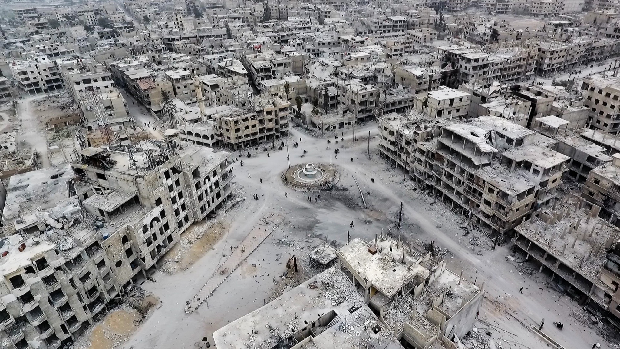 Images of destruction in Syria during civil war