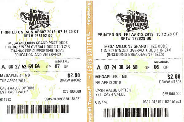 texas lottery mega millions lotto numbers