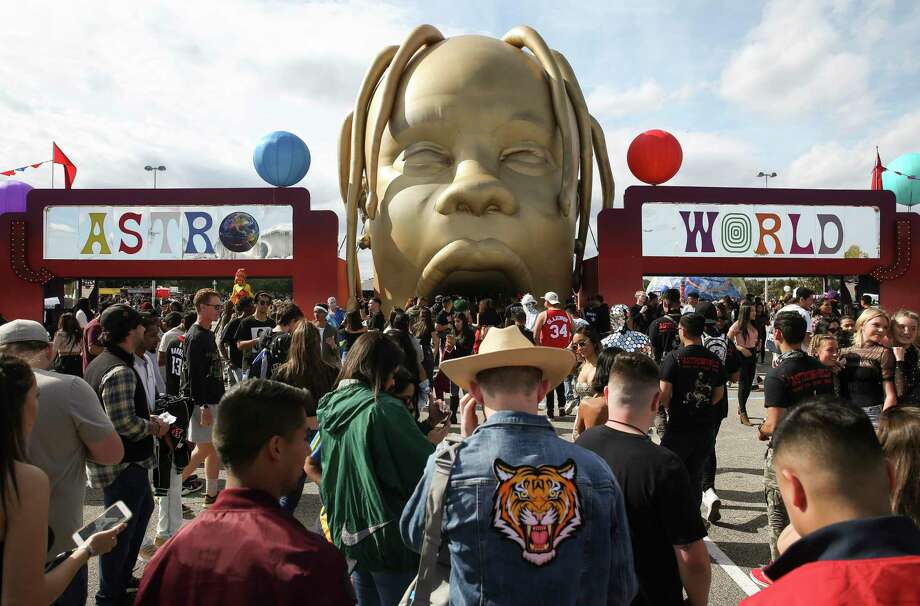 In an interview for GQ Magazine this week, Houston-bred rapper Travis Scott revealed he has dreams of bringing back AstroWorld, the theme park that defined his youth and now serves as inspiration behind his 2018 award winning album and annual music festival. Photo: Yi-Chin Lee, Houston Chronicle / Staff Photographer / © 2018 Houston Chronicle