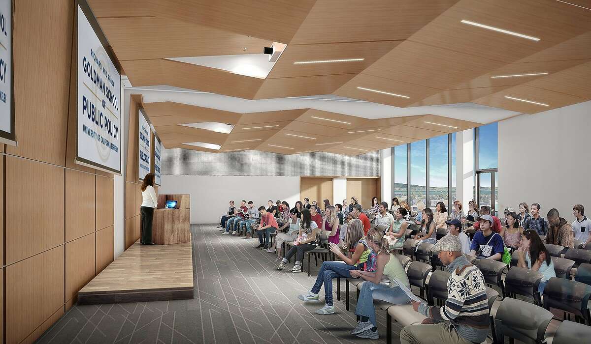 An academic building UC Berkeley wants to build for its Goldman School of Public Policy would include this multipurpose room and event space
