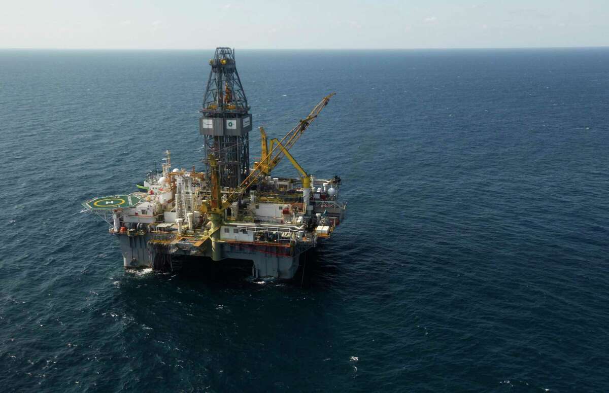 File photo of a Gulf of Mexico offshore platform (not involved in Wednesday incident.) (AP Photo/Gerald Herbert, File)