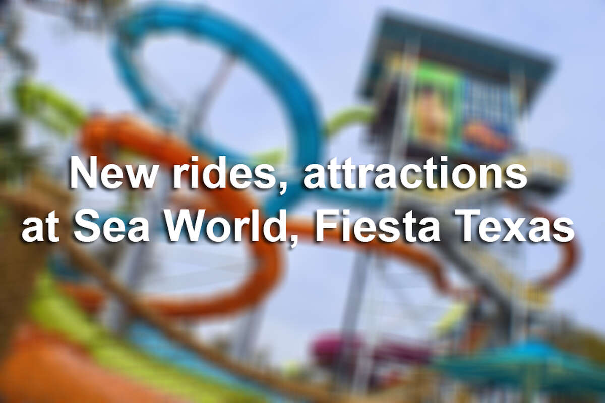 Click through the gallery above for new rides and attractions at Sea World San Antonio and Six Flags Fiesta Texas.
