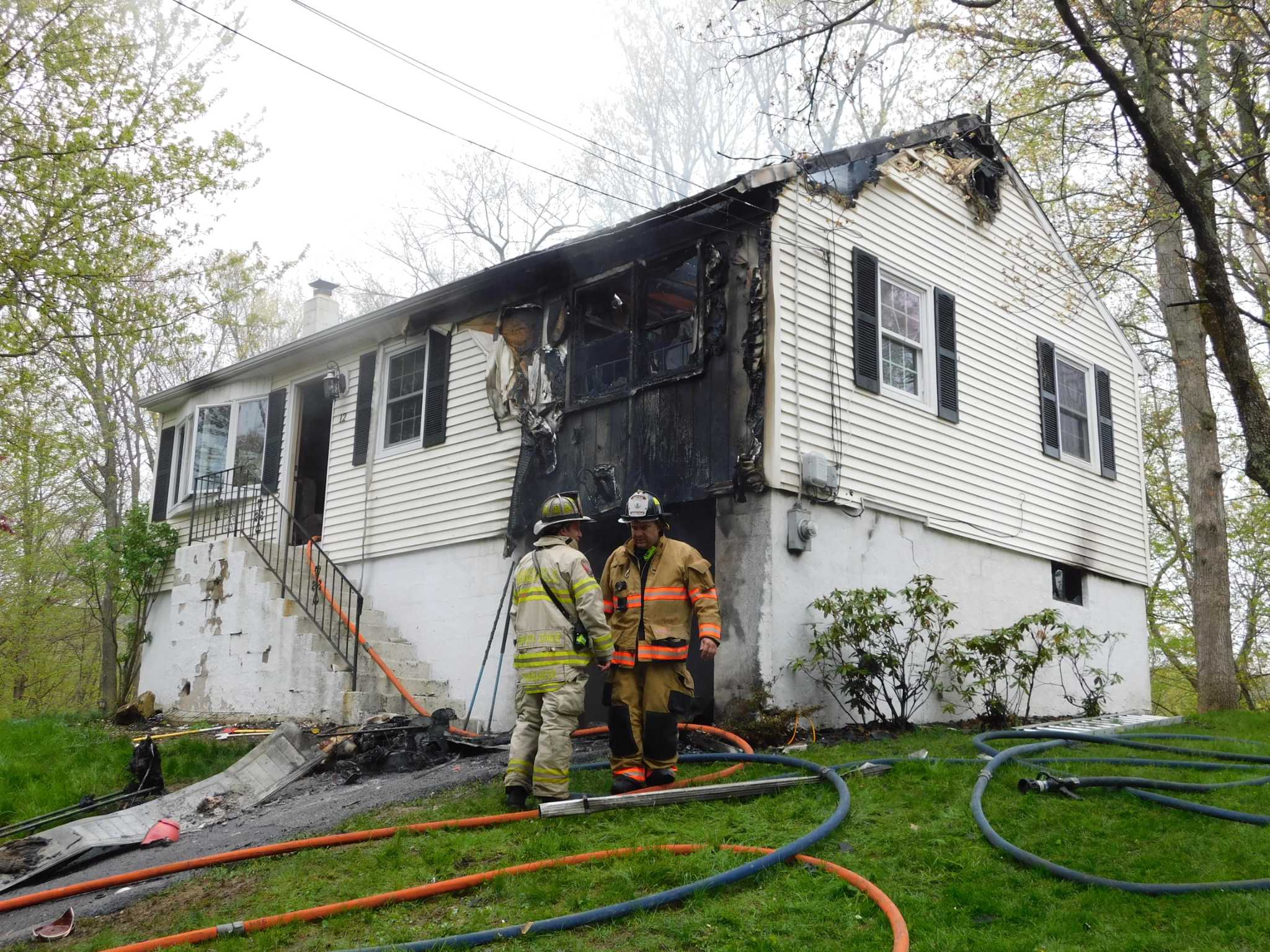 Ridgefield homeowner fueled lawn mower inside his garage, sparked fire