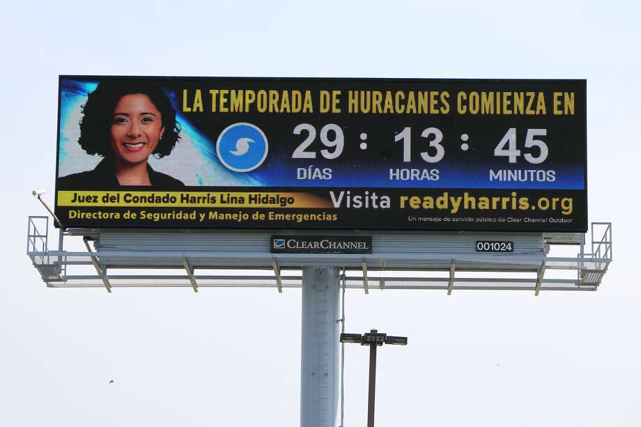 Harris County Judge Lina Hidalgo Takes Bilingual Approach To Hurricane Warning Billboards The Courier