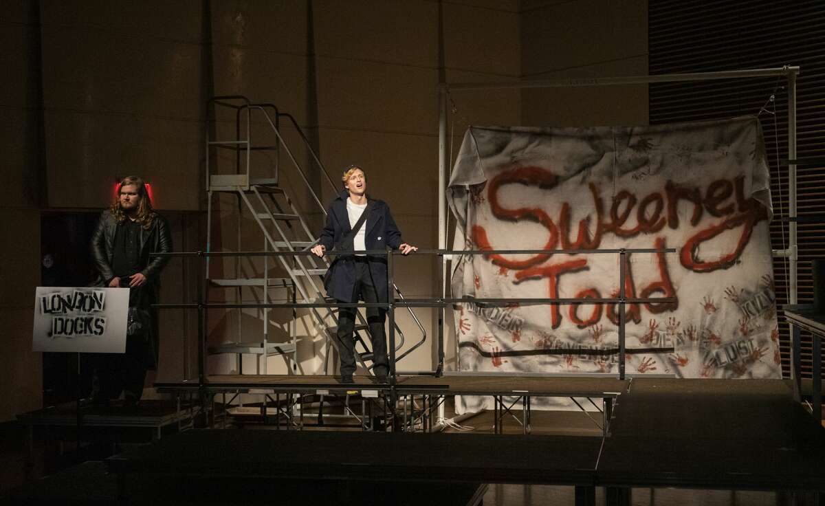 The University of Texas Permian Basin students rehearse "Sweeney Todd" on  May 1, 2019 in the Rea Greathouse Theater a the Wagner Noel Performing Arts Center. The music department will be performing "Pagliacci" starting next week.