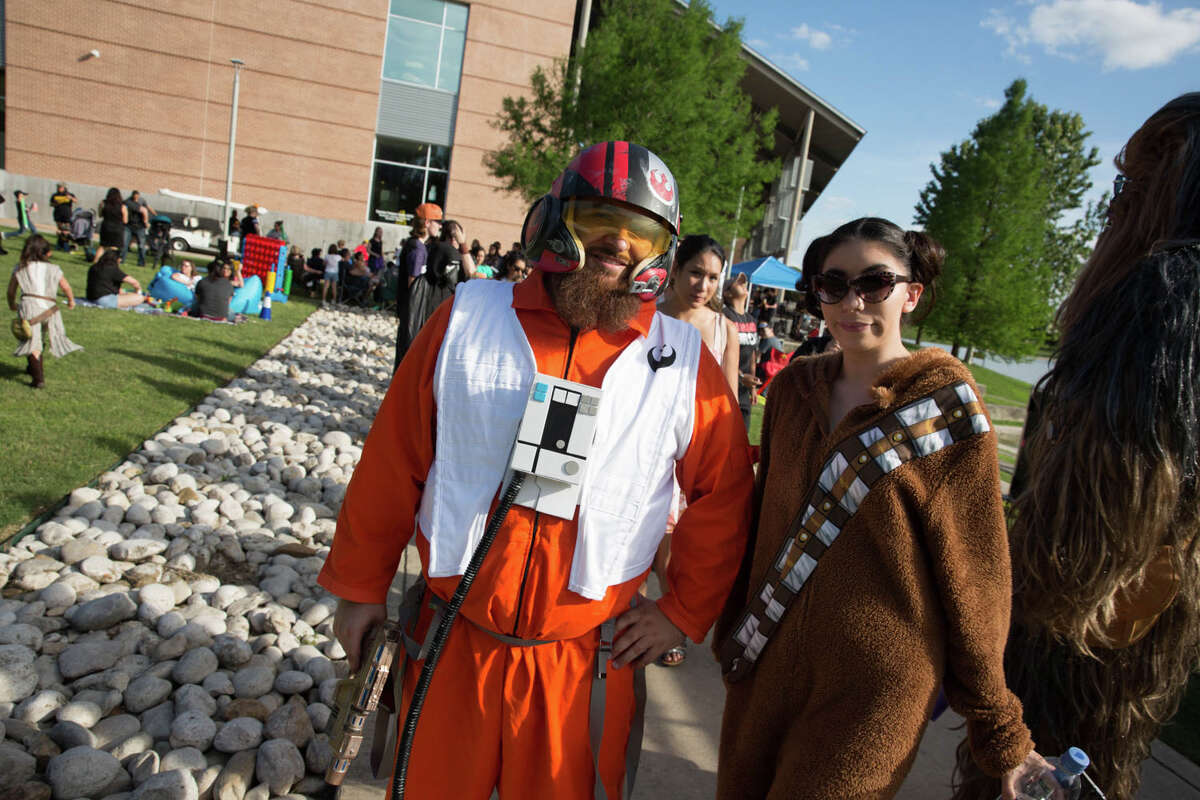 San Antonio traveled to a galaxy far, far away on Saturday, May 4, 2019, when Northwest Vista College presented "May the 4th be with you" and the "Wookiee Walk" events.