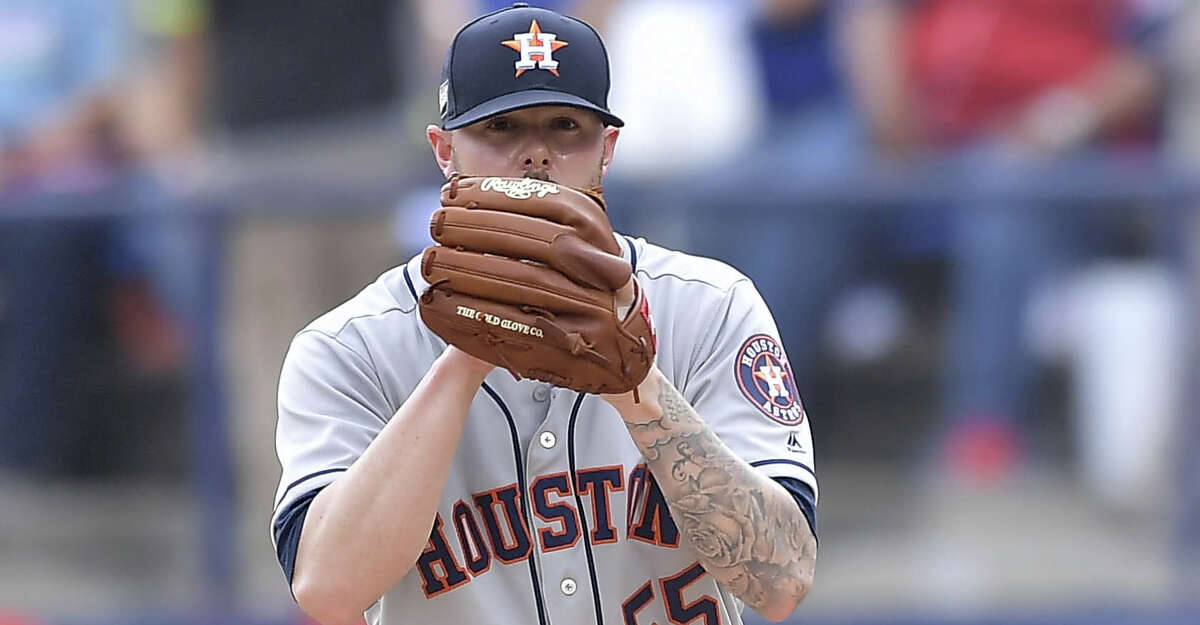 Ryan Pressly Pressly Houston Astros Game-Used 2018 Players