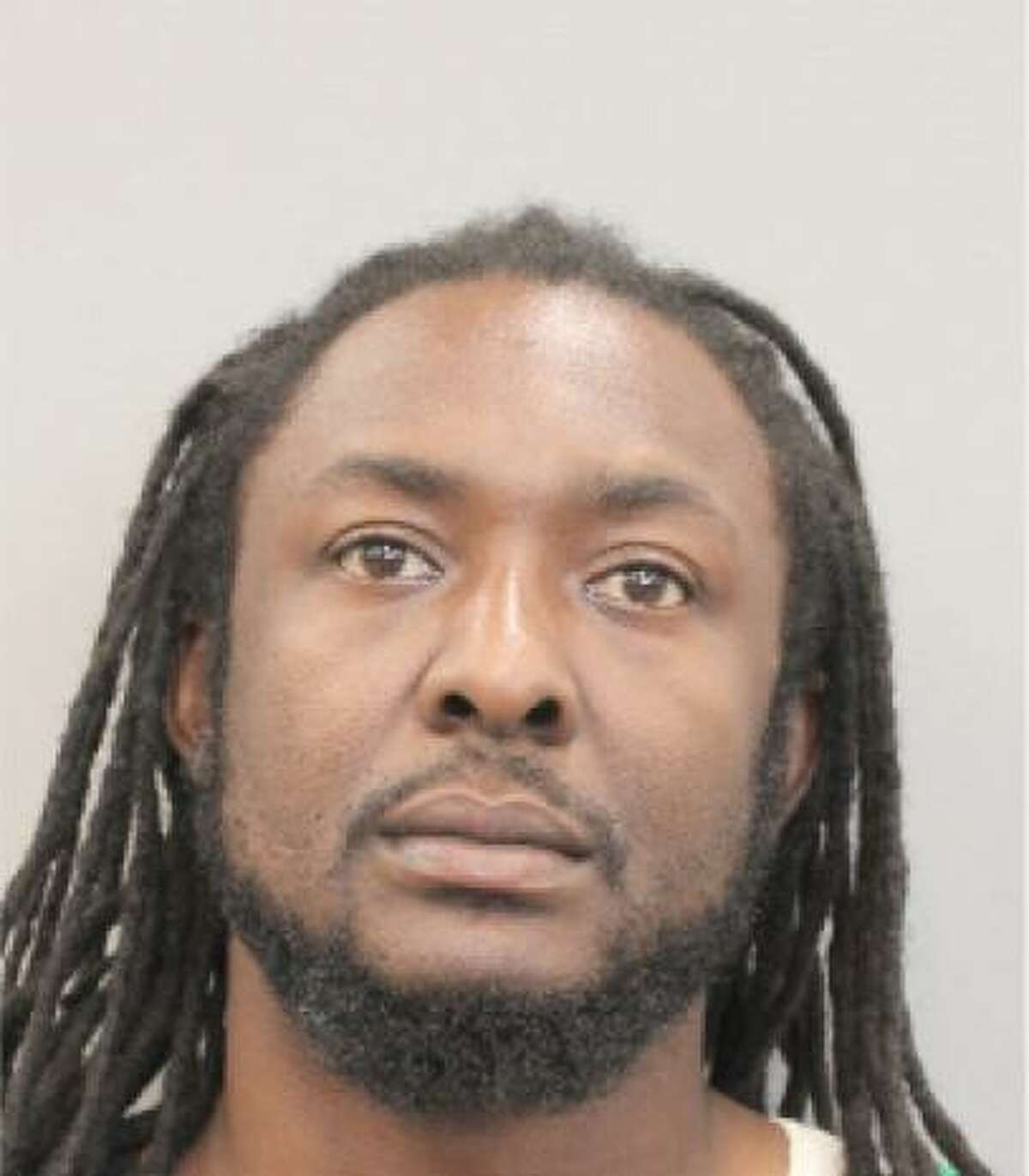 Cardell J. Bassue, 38, is wanted on a felony theft charge allegedly committed at a Conroe car dealership.