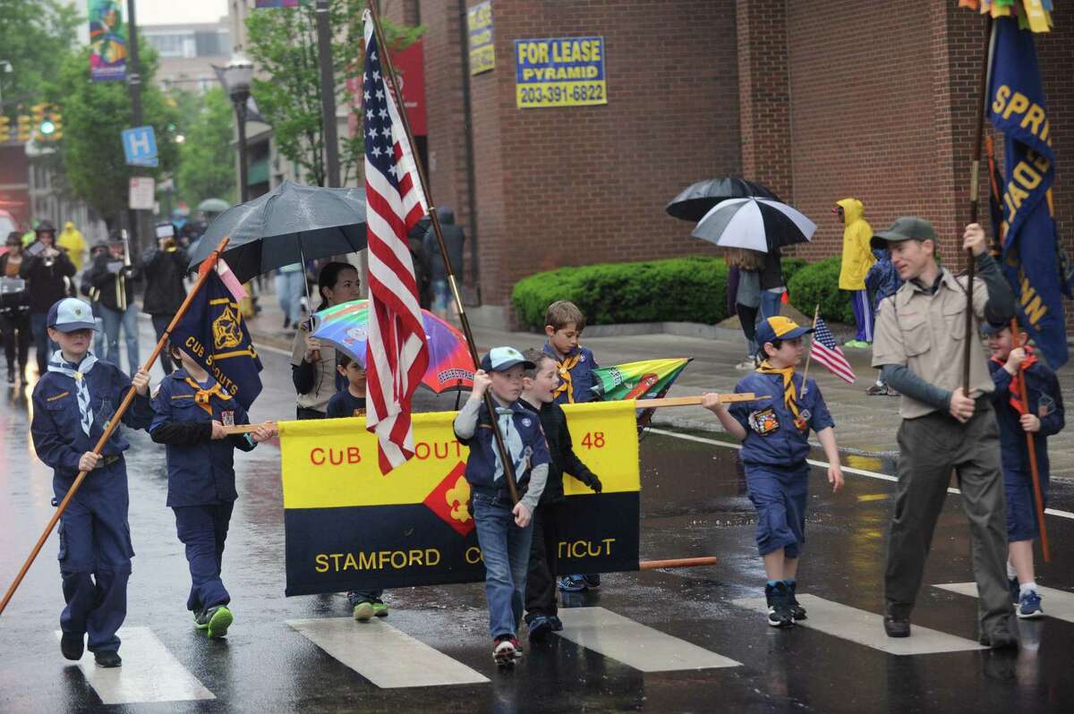 Photos from the annual Memorial Day parade in downtown Stamford, Conn. on Sunday, May 27, 2018. The parade was followed by a Memorial Day ceremony at Veteran's Park, which included a wreath laying and the playing of "Taps."