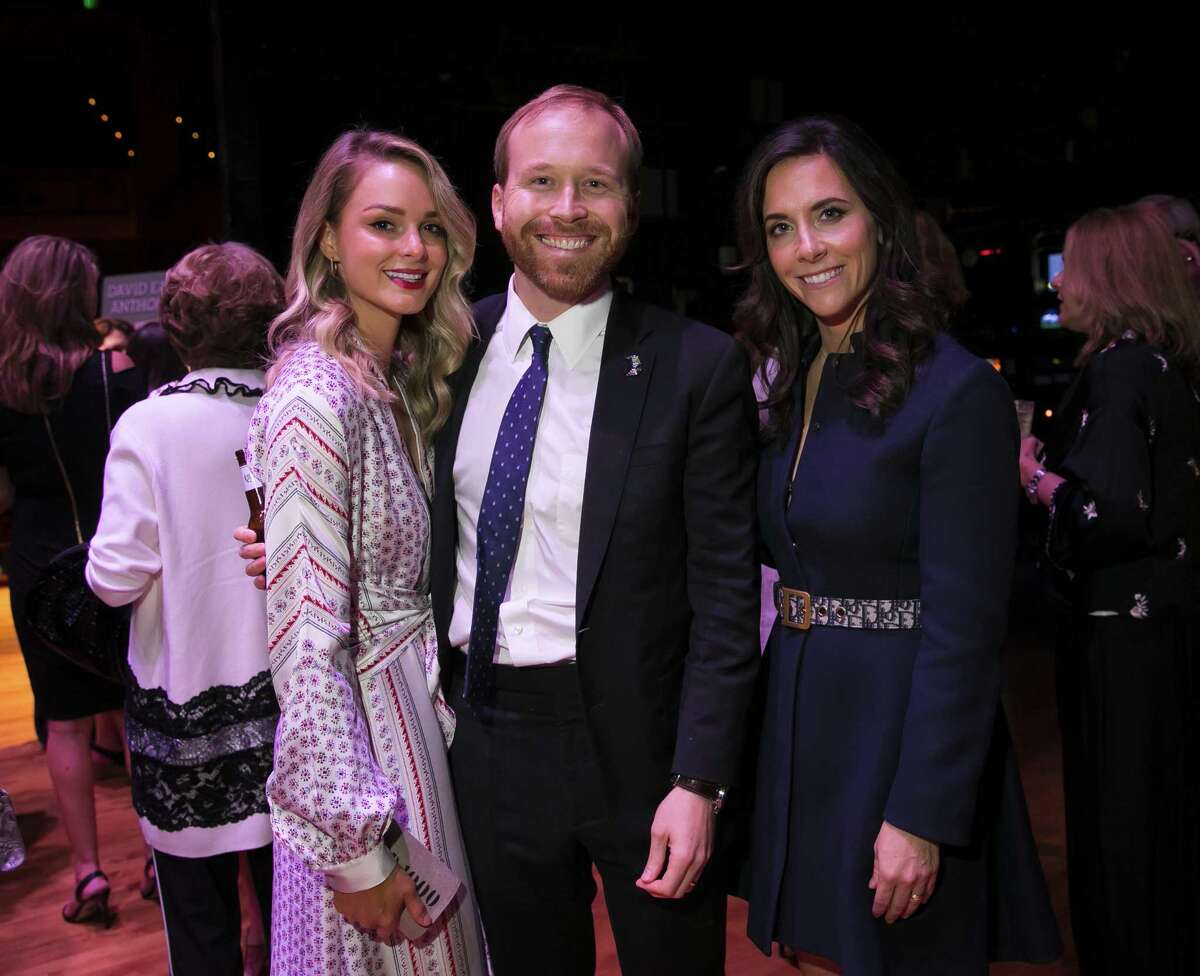 Sarahbeth and Pierce Bush with Hannah McNair during the Barbara Bush Literacy Foundation's annual A Celebration of Reading on Thursday, May 2, 2019, at the Hobby Center in downtown Houston.