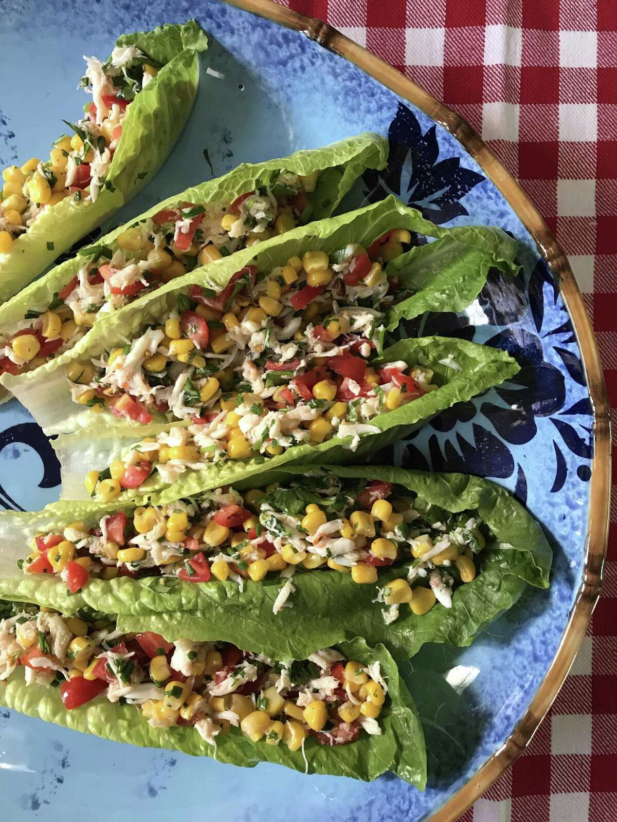 Recipe Lemony CrabCorn Lettuce Cups