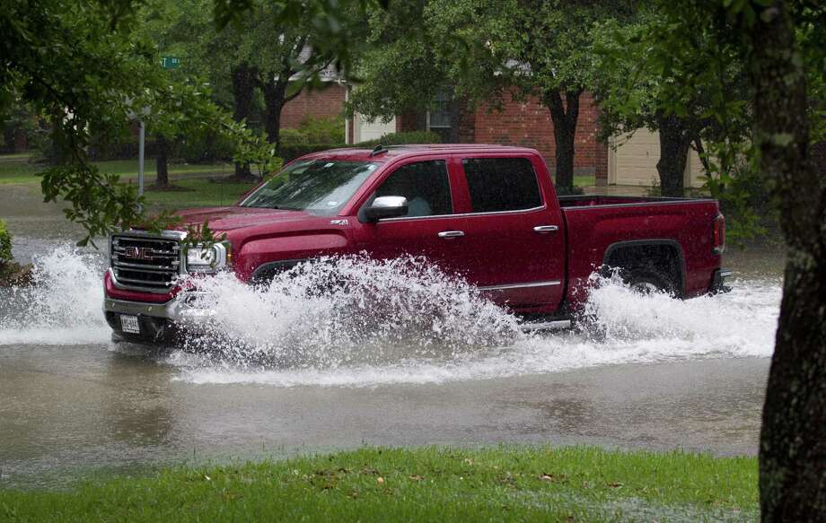 Where overnight storms dumped the most rain in the Houston area