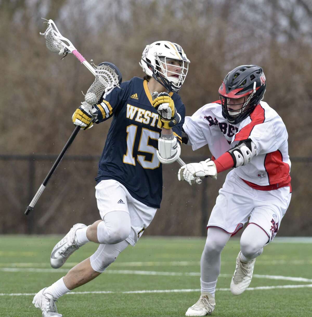 Boys Lacrosse Notebook Weston carries secondhalf roll to Barlow on