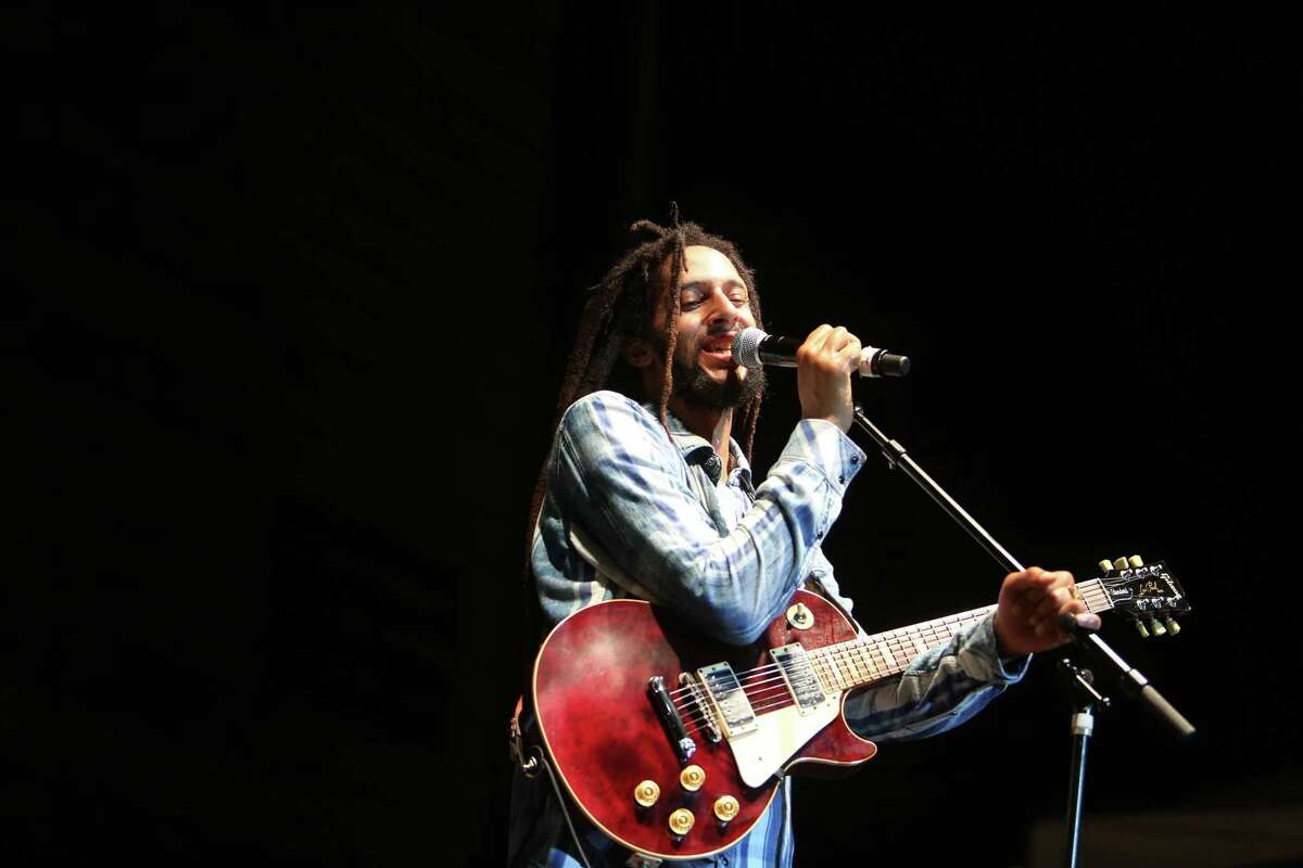 Julian Marley, son of reggae pioneer Bob Marley, at Norwalk's Wall Street Theater