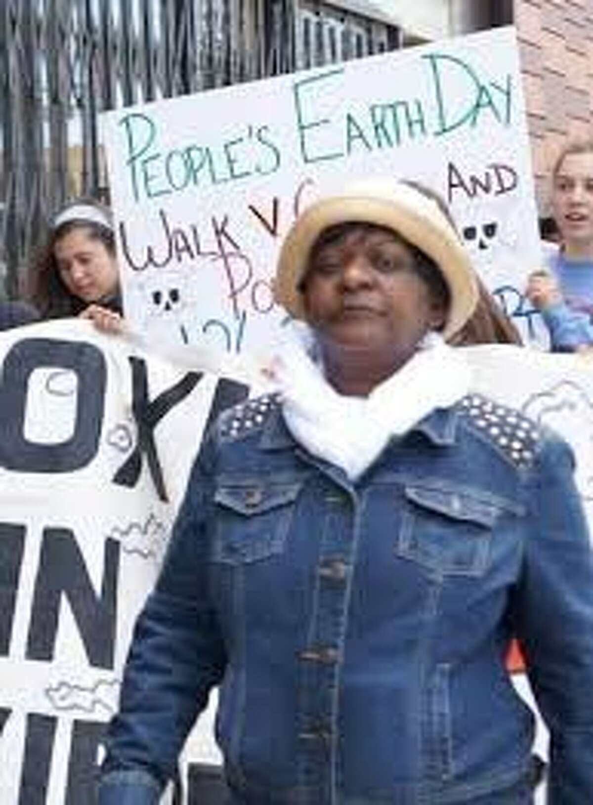Environmental activist Marie Harrison was no stranger to protests and picket signs