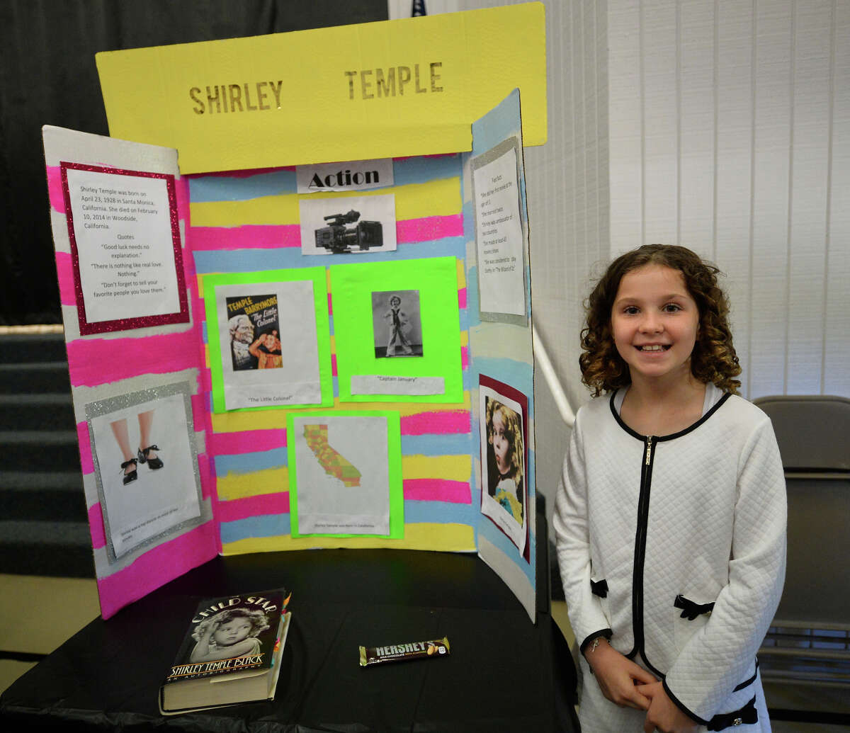 Hillander School students present their Famous Americans project