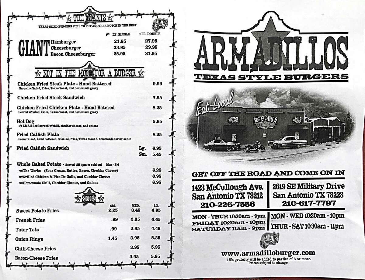 52 Weeks of Burgers Armadillos Texas Style Burgers