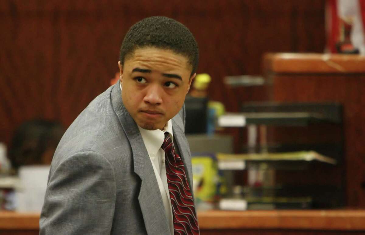 Dexter Johnson appears during his capital murder trial in the 208th district court in the Harris County Criminal Justice Center on June 5, 2007, in Houston.