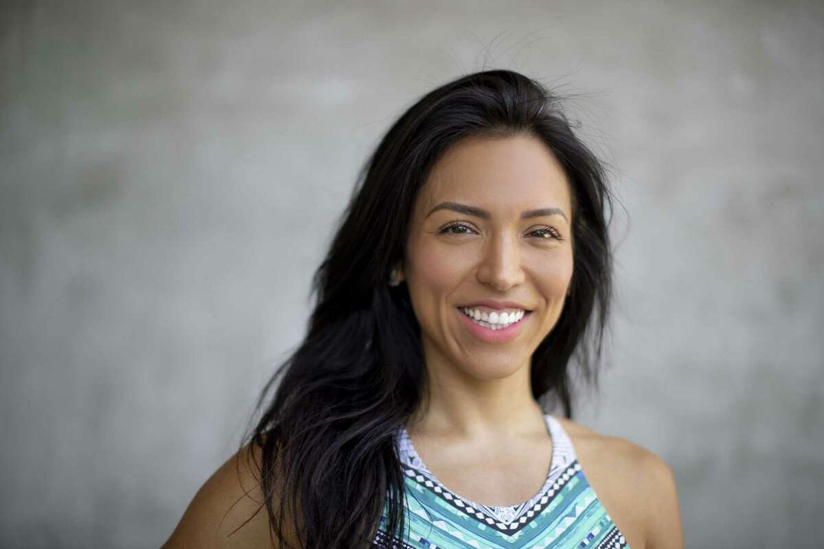 Houston fitness goddess Carmen kicks off her videos with a