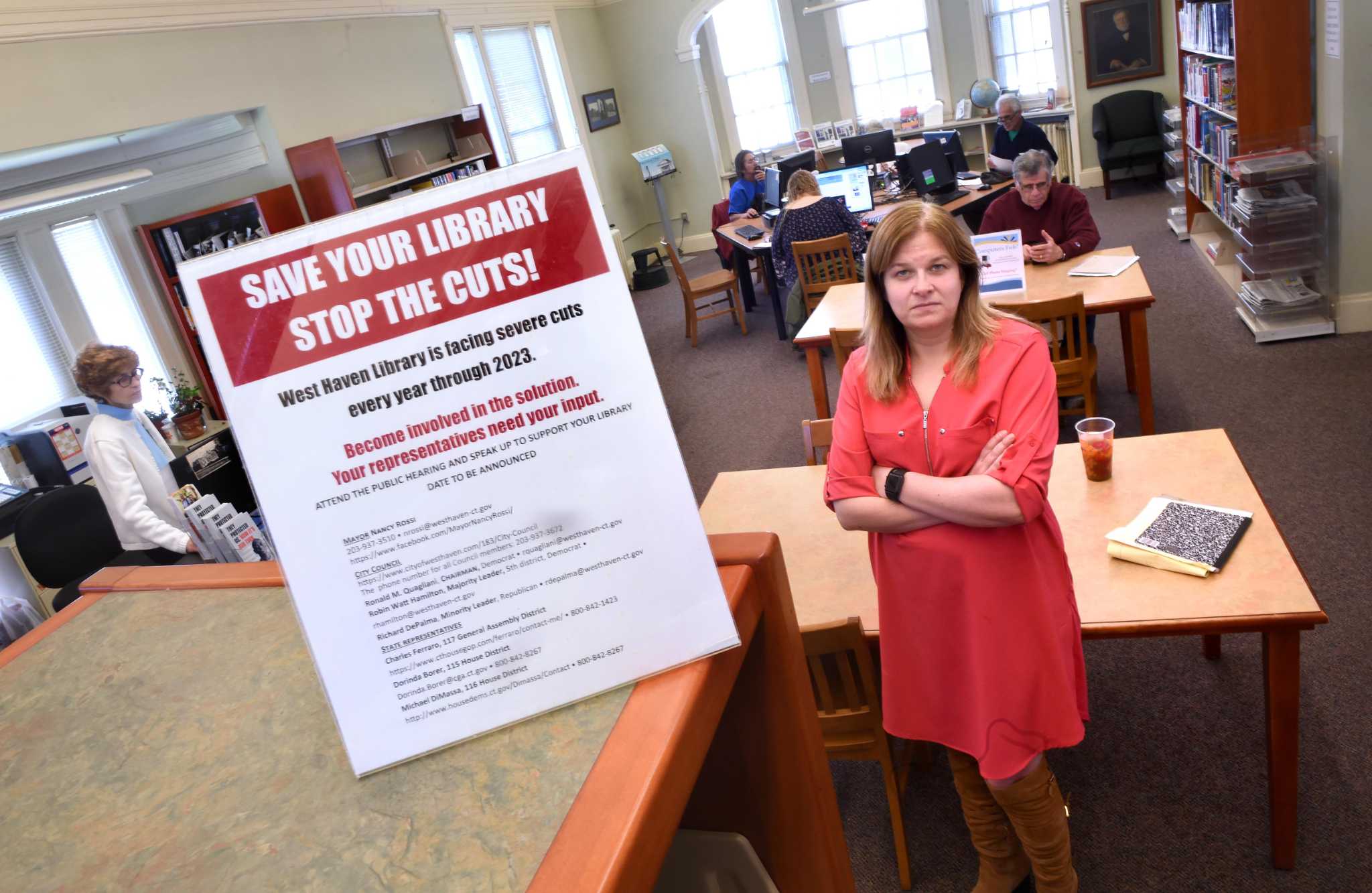 Public urged to pressure West Haven officials on library funding