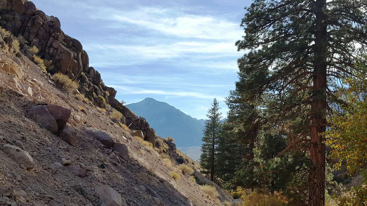 A southern California company has submitted an application to build a hydroelectric complex in the Owens Valley to help the state meet its clean power goals. But the massive project threatens to disrupt a treasured mountain wilderness. This is a view looking south towards Round Valley.