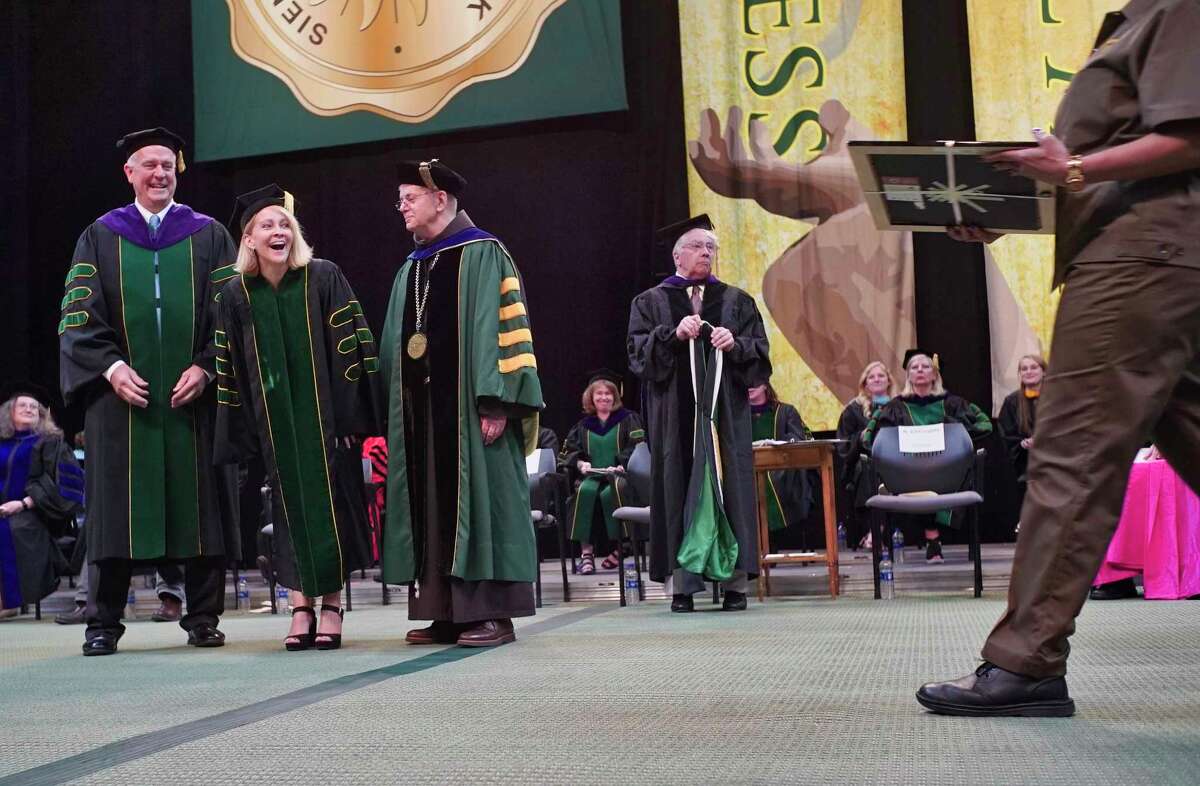 Photos Siena College graduation at Times Union Center