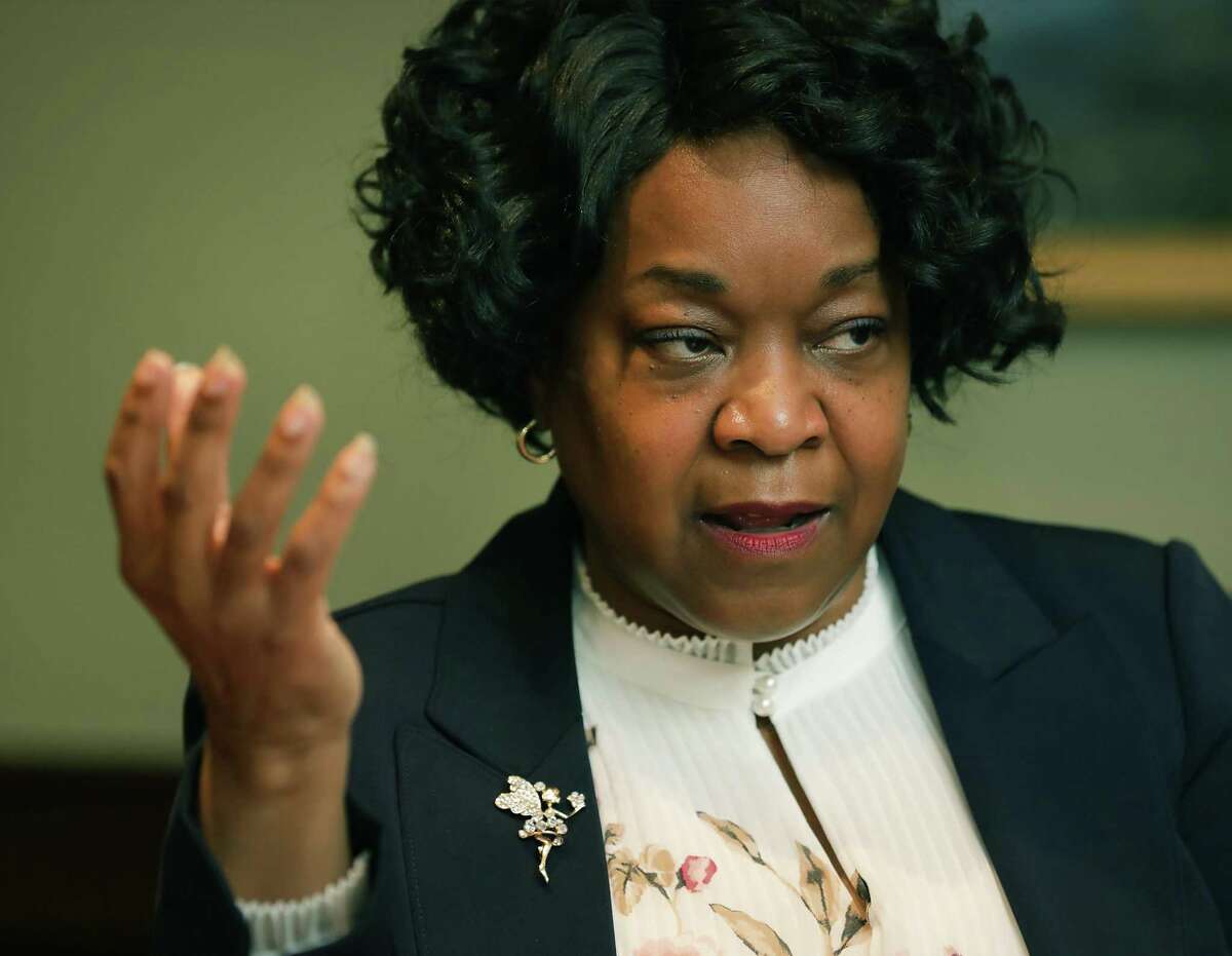 Paula Gold-Williams CEO of CPS Energy, on Tuesday, May 7, 2019. Gold-Williams told CPS’s board of trustees that there is “more and more pressure” for a rate increase given the power company’s finances.