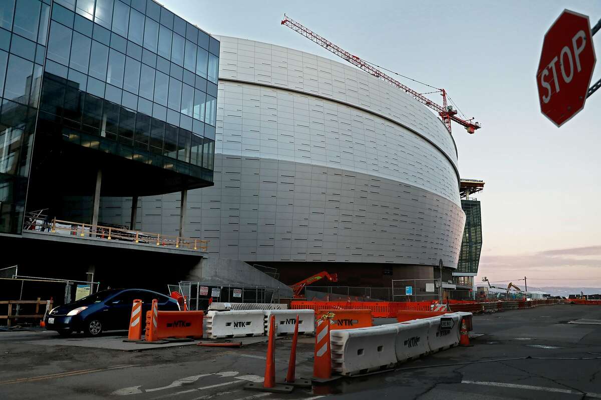 The Chase Center, located at 1601 3rd Street, is under construction in San Francisco, Calif. on Wednesday, February 20, 2019. The mayor and other San Francisco officials are convening a special council to address concerns around congestion and infrastructure tied to the planned September opening of the Chase Center.