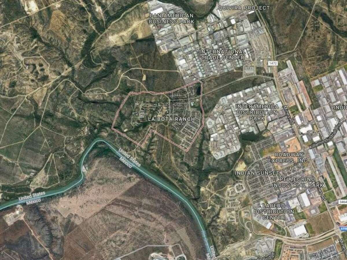 La Bota Ranch is seen in this satellite image. 