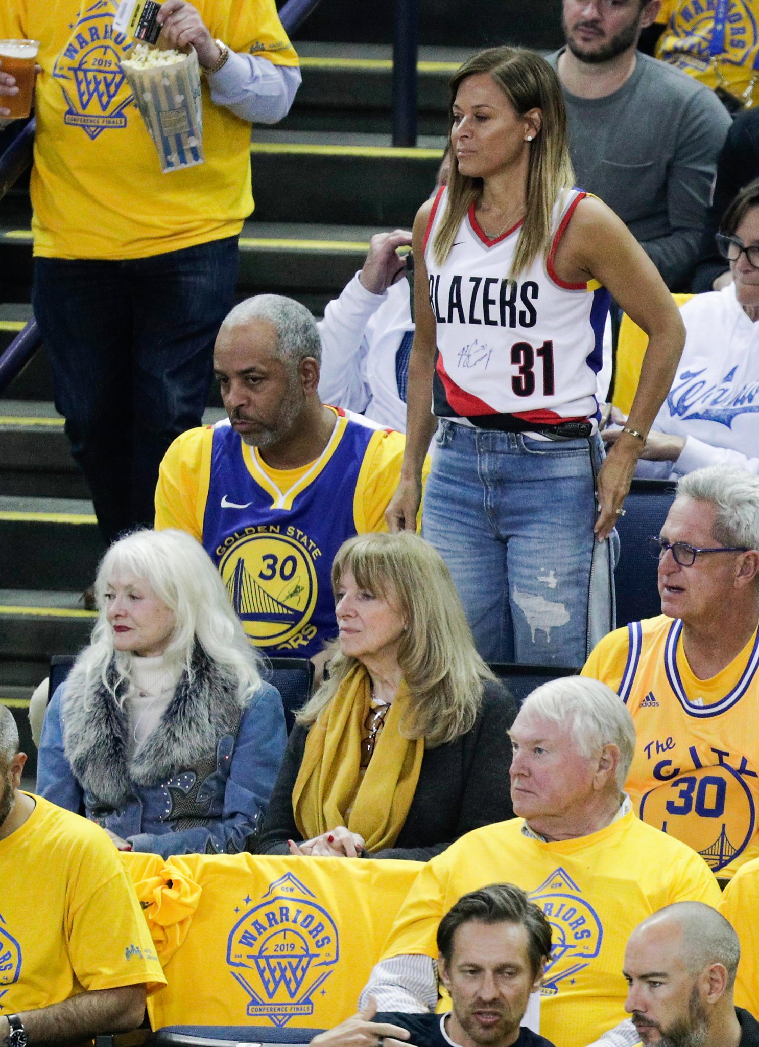 Dell And Sonya Curry Switch Split Jerseys After Steph Asks Who You With