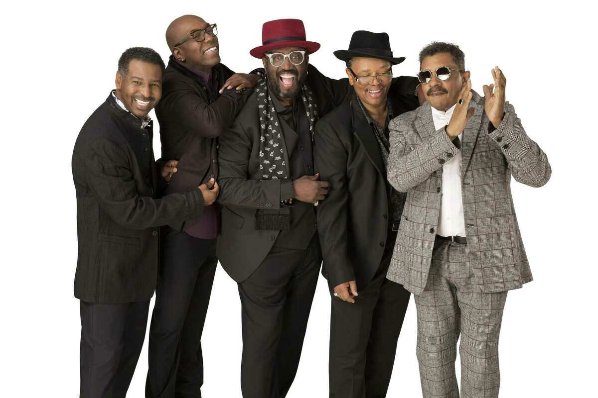 The Temptations current lineup, from left, consists of Terry Weeks, Larry Braggs, Otis Williams, Willie Green and Ron Tyson.