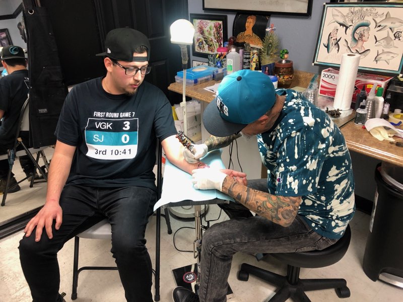 San Jose Sharks FanInk Spirit Tattoo Sleeve  Spirit tattoo Sleeve tattoos  Tattoos