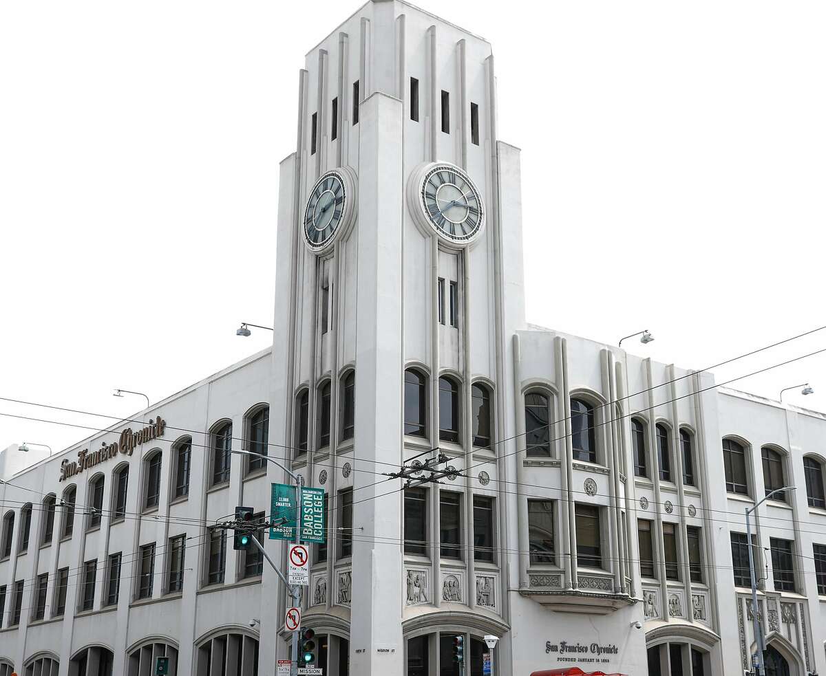 The Chronicle building at 901 Mission St. is seen on Thursday, May 24, 2018 in San Francisco, Calif.