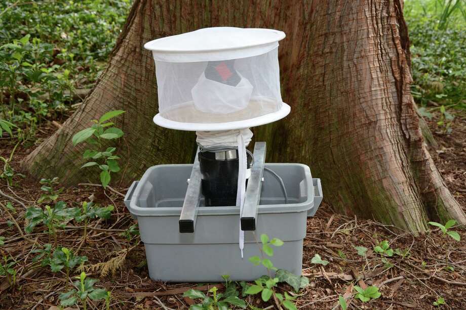 These are the various traps used by the Connecticut Agricultural Experiment Station to trap mosquitoes. Experts have announced that a mosquito trapped in Shelton had been infected with Eastern Equine Encephalitis on September 4, 2019. It is the first mosquito to have tested positive for the disease in about 10 years. Photos courtesy of the Connecticut Agricultural Experimental Station. Photo: Contribution / Contribution