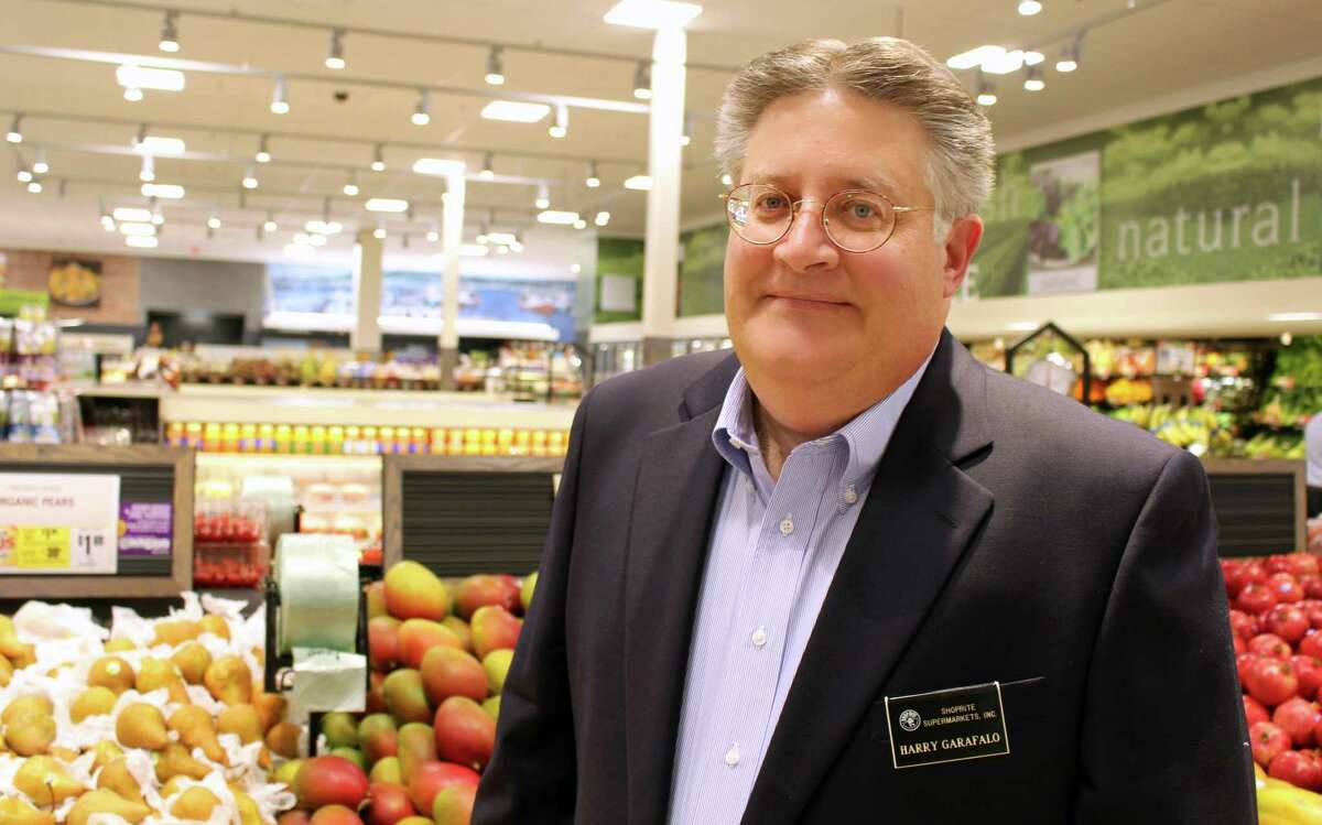 Harry Garafalo, owner of six ShopRite supermarkets in the state, including a new store in Cromwell.