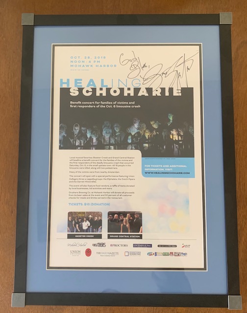 Auction for Springsteen signed poster to help limo crash families