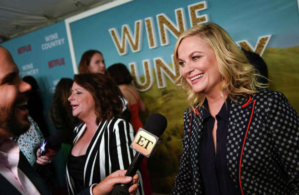 Producer-director Amy Poehler attends the premiere of “Wine Country” at The Paris Theatre on Wednesday, May 8, 2019, in New York.