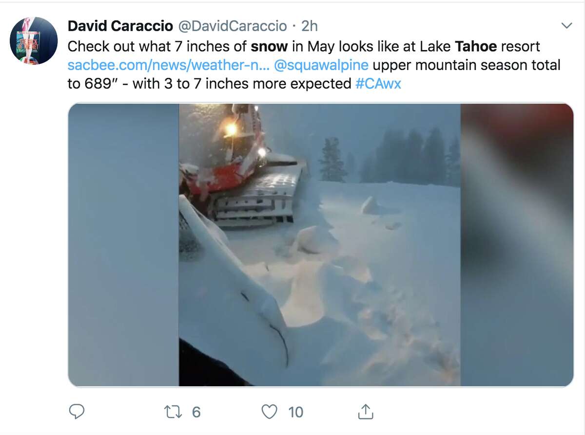 150 lakes in the Tahoe Basin are still frozen, and it's June