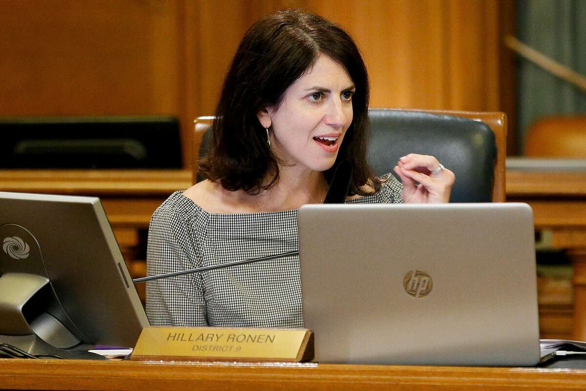 District 9 supervisor Hillary Ronen during a committee meeting at City Hall Thursday, May 16, 2019, in San Francisco, Calif. The S.F. Government Audit and Oversight Committee discussed ordinance that would close the city’s juvenile hall by the end of 2021.